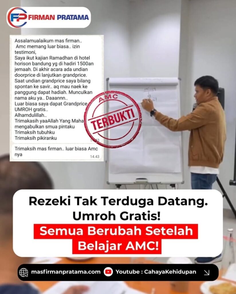 bukti dari merubah pikiran