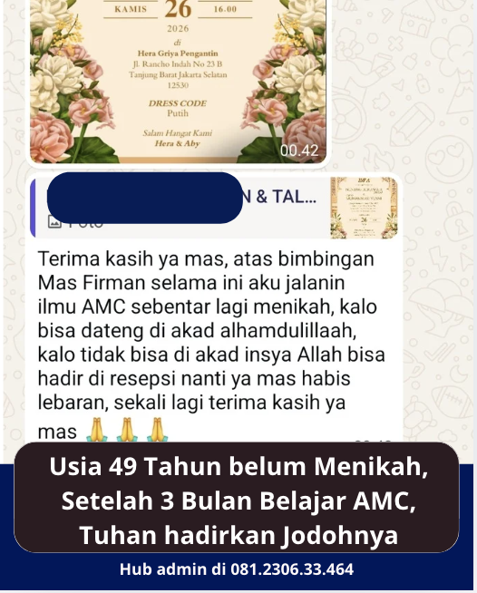 bukti ketemu jodoh usia 49 tahun