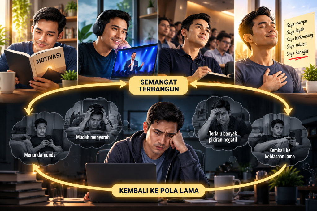 hidup tidak berubah karena salah berpikir